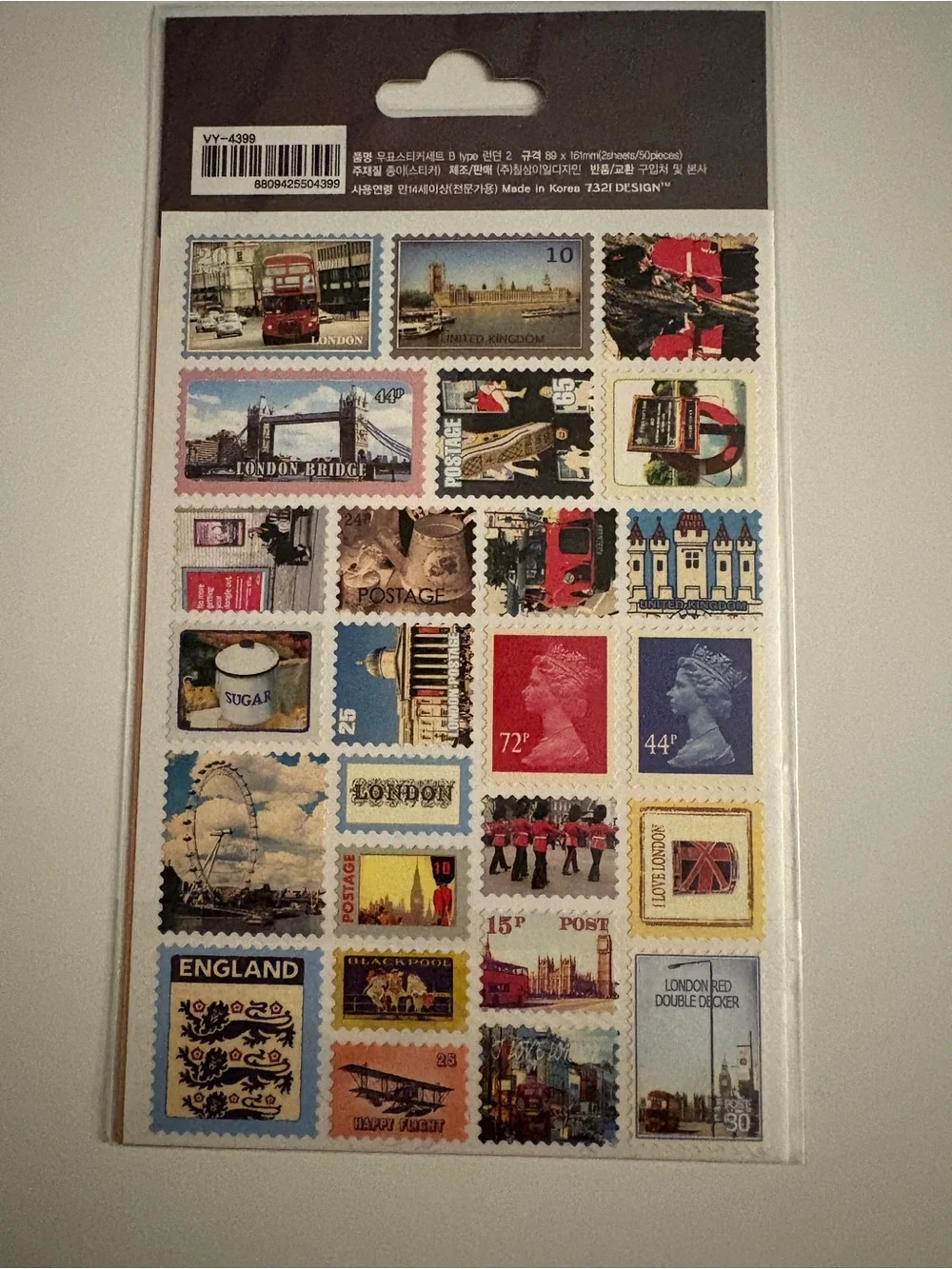 London Stamp Sticker - Picture 2 of 4